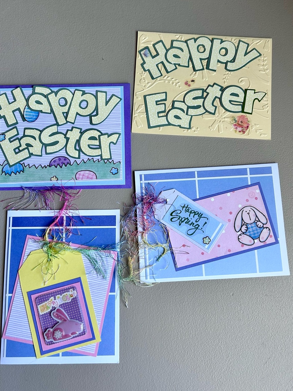 Handcrafted set of 10 cards and envelopes